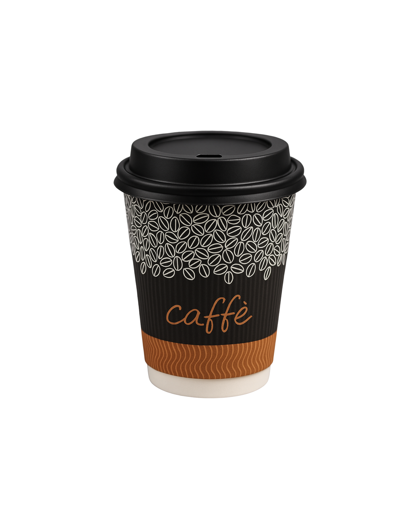 Coffee Ripple Cup with Lid – (8oz & 12oz Available)