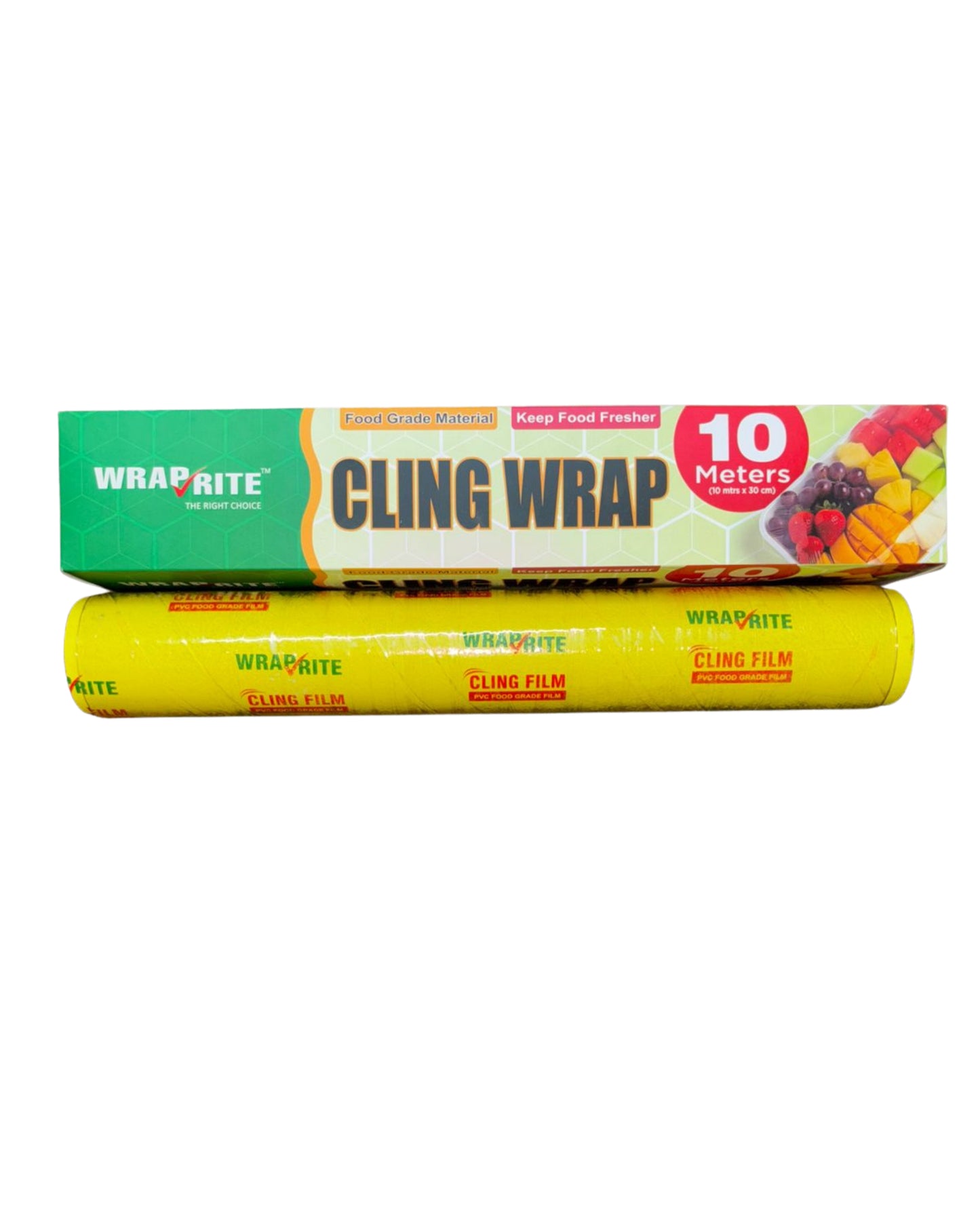 WrapRite Premium Cling Film PVC Food Wrap Roll